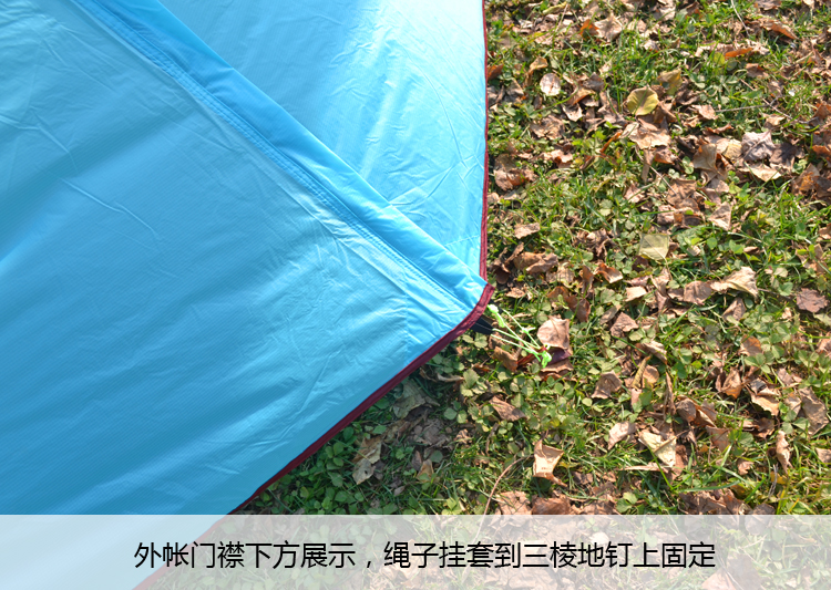 Cheap Goat Tents Ultralight Single Person 2 Door 20D Nylon Silicon Coated Waterproof Windproof Double Layer Two Doors Camping Tent Barraca Tienda   